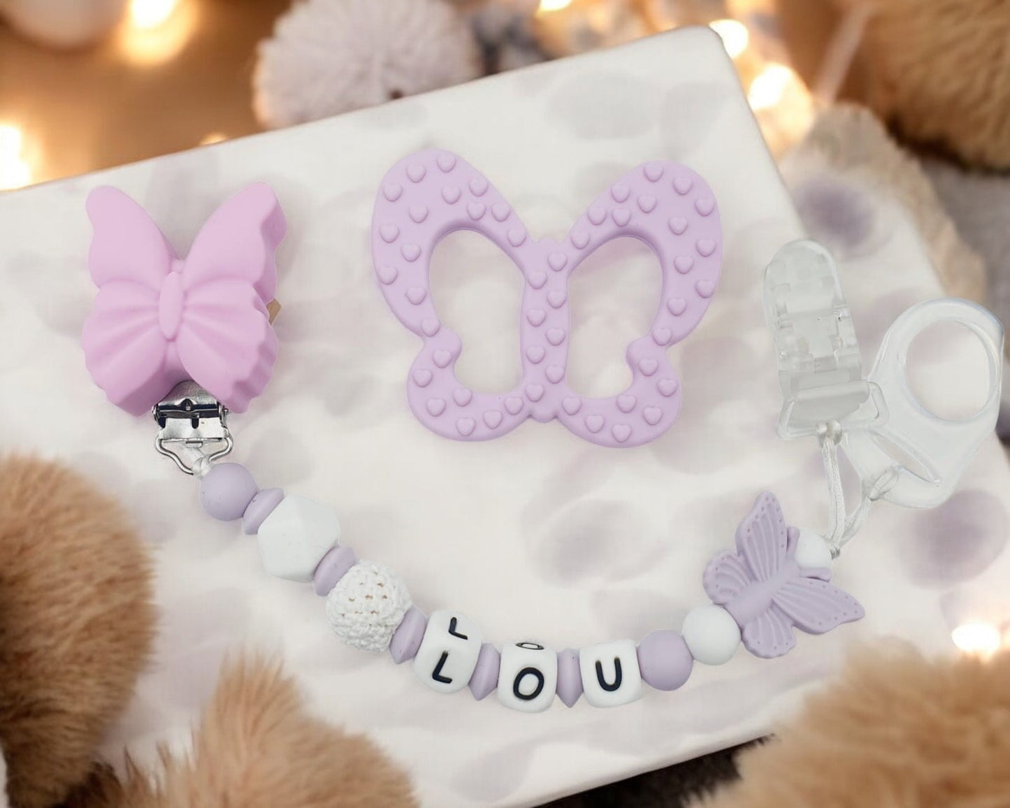 Ensemble Papillon silicone