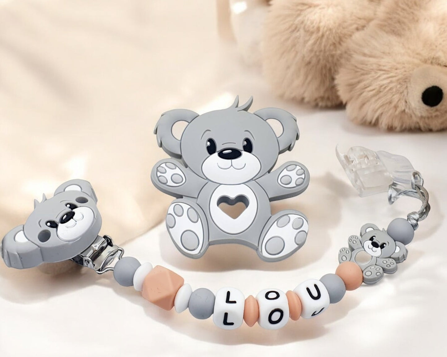 Ensemble Nounours en silicone