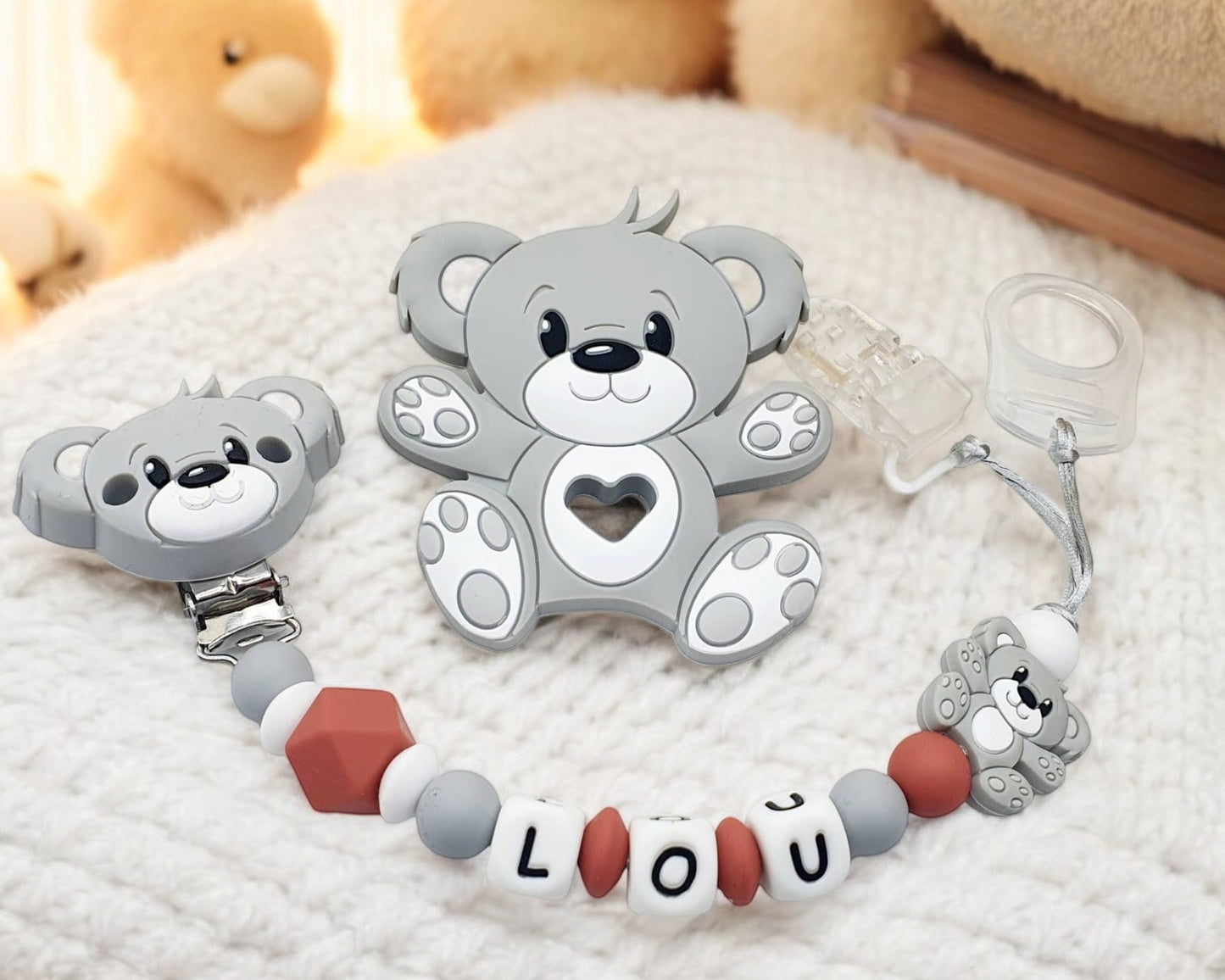 Ensemble Nounours en silicone